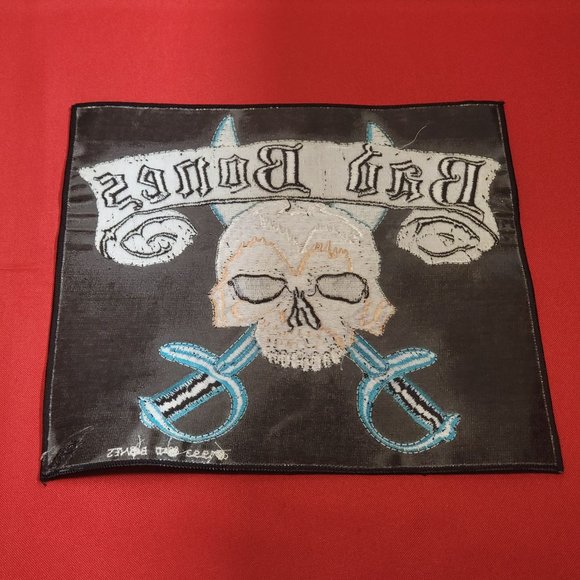 Vintage Bad Bones 1993 Patch Collectible Large Black - Picture 4 of 8